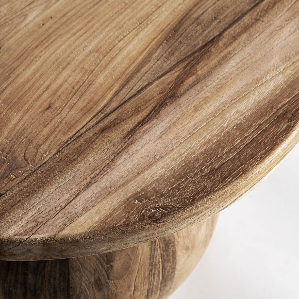 Modern furniture - Round Teak Wood Coffee Table - www.oroa.com | Oroa.com