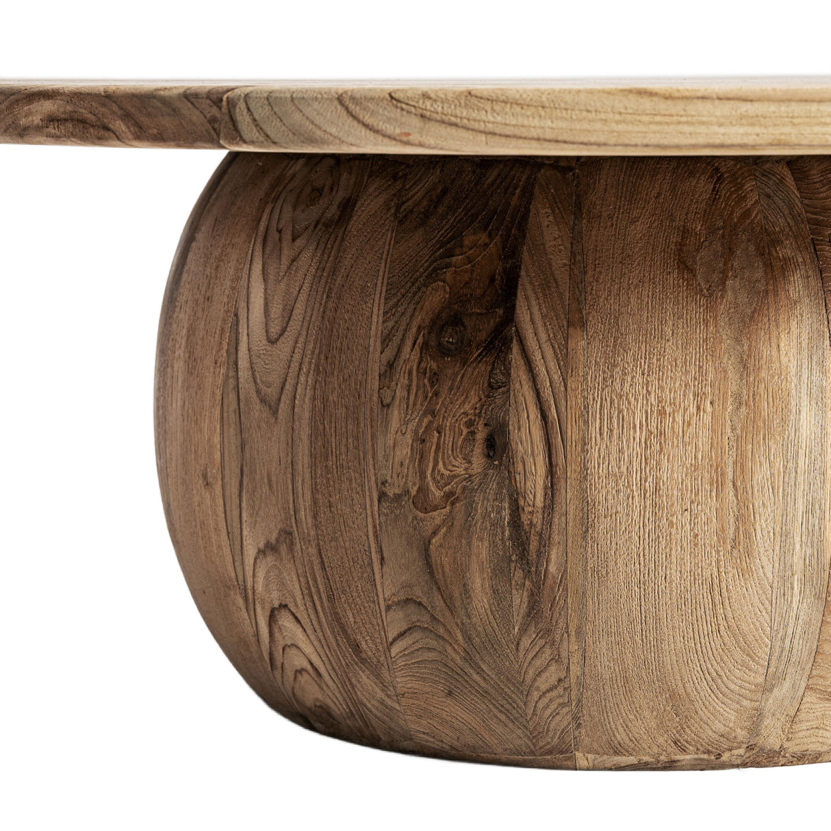Modern furniture - Round Teak Wood Coffee Table - www.oroa.com | Oroa.com