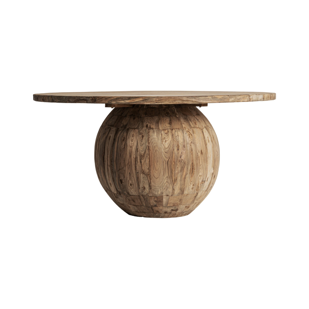 Teak Round Base Dining Table | Oroa.com