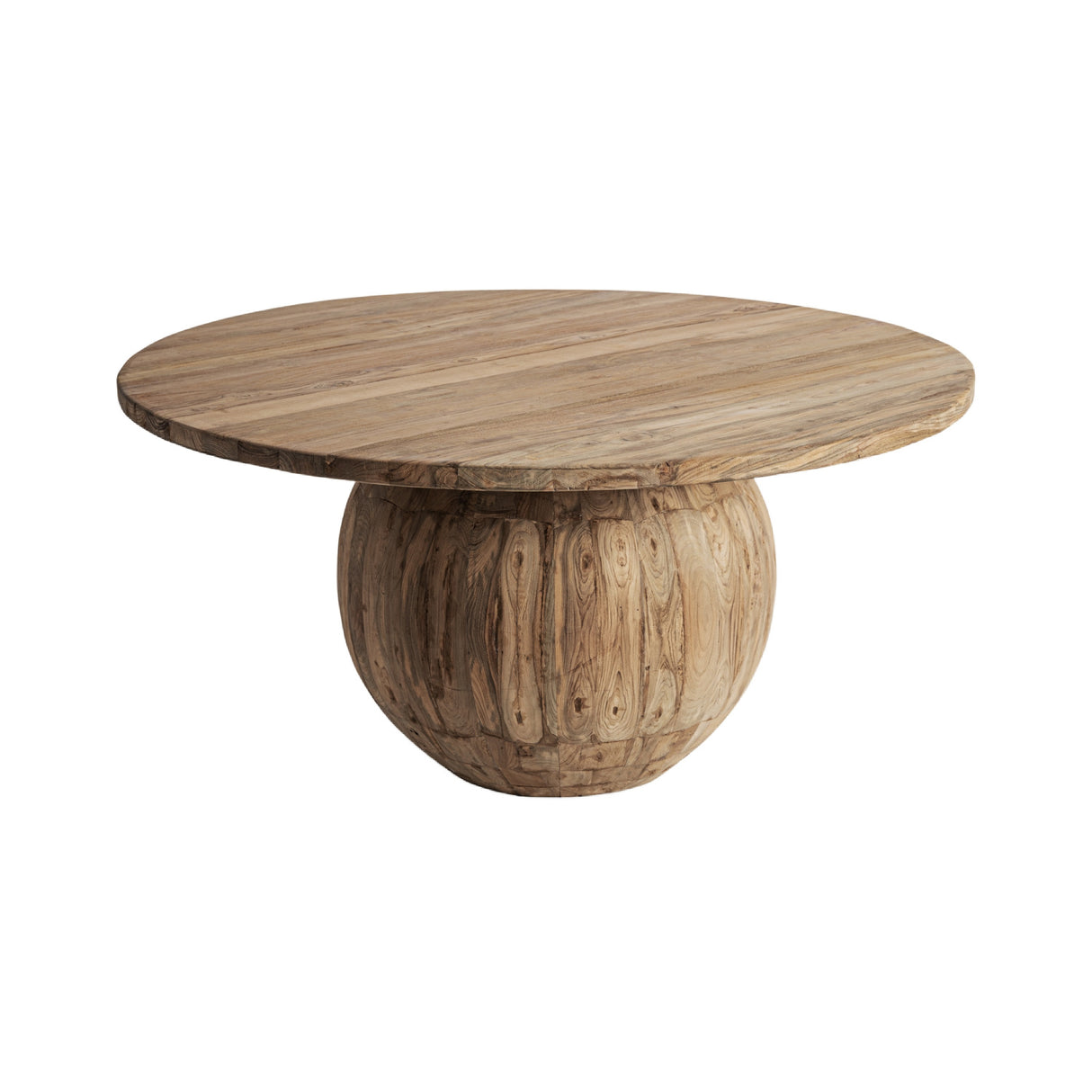 Teak Round Base Dining Table | Oroa.com