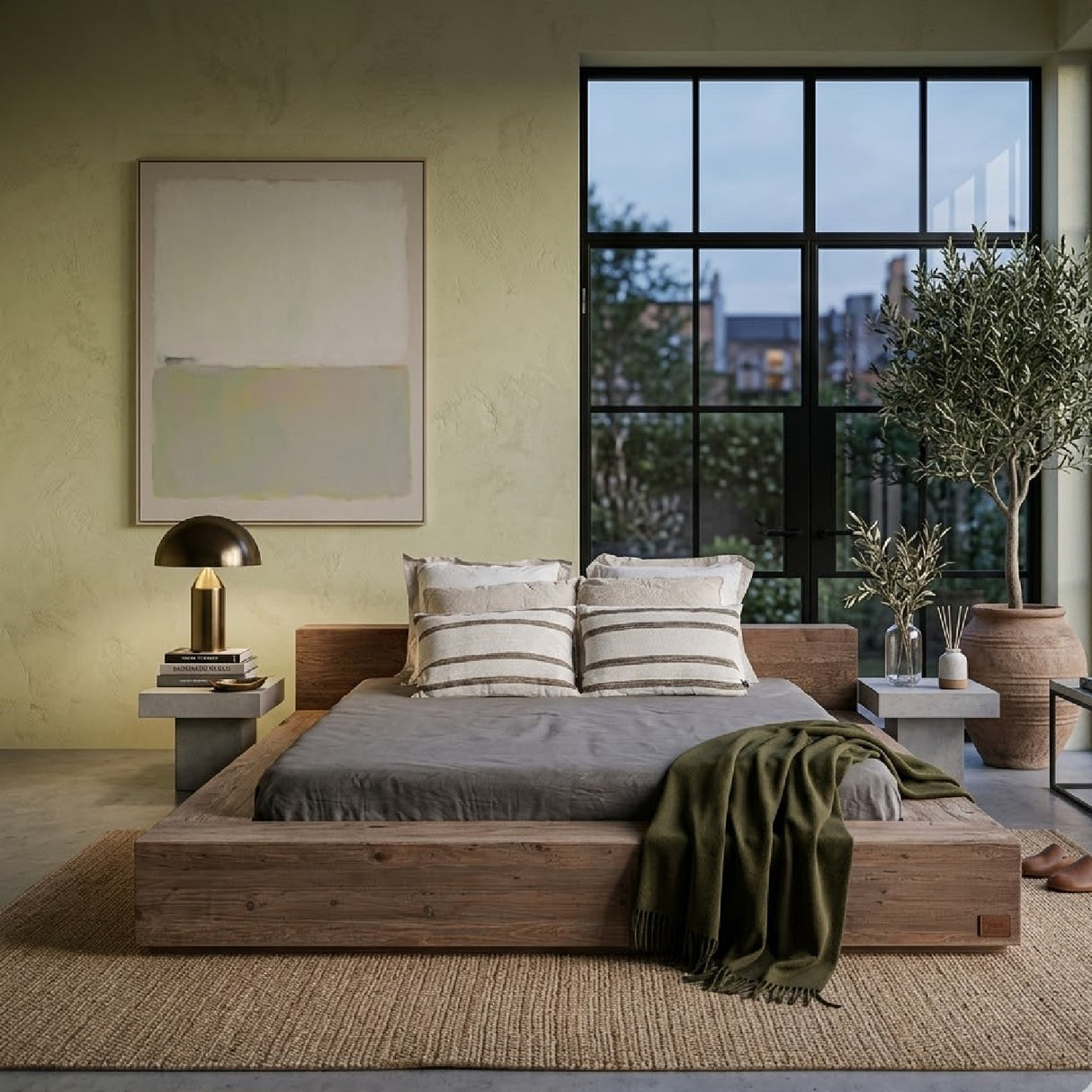 Modern European furniture - Pine Wood Bed - www.oroa.com | Oroa.com