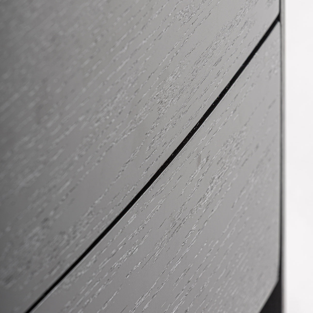 Modern European furniture - Black Oak 2-Drawer Bedside Table - www.oroa.com | Oroa.com