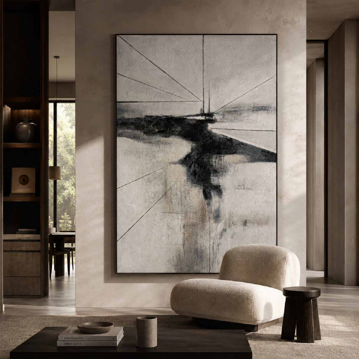 Neutral-Toned Abstract Wall Art | Oroa.com