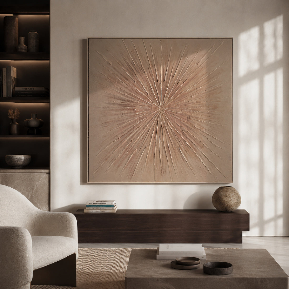 Beige Minimalist Wall Art | Oroa.com