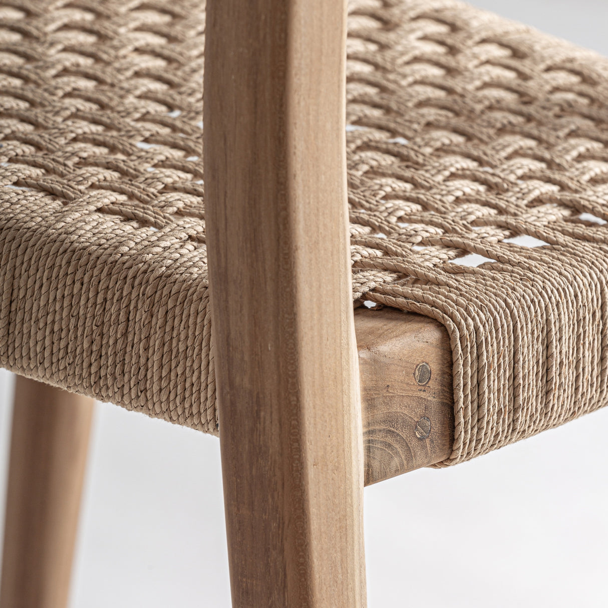 Modern European furniture - Natural Teak Dining Chairs (2) - www.oroa.com | Oroa.com