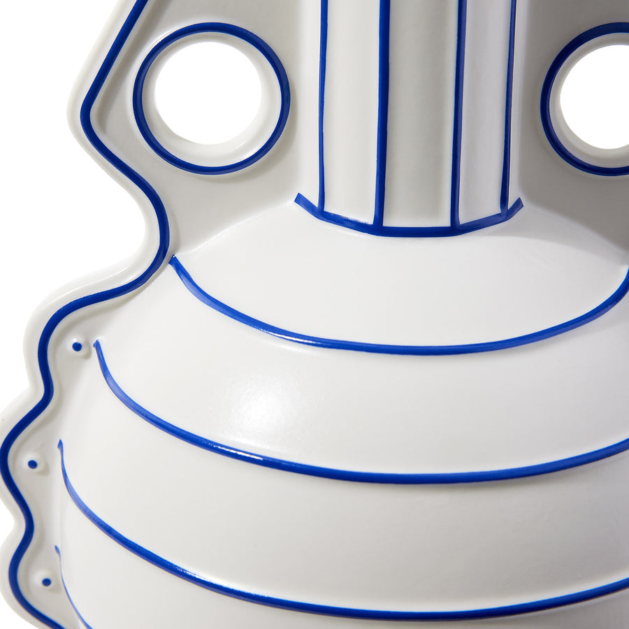 Matte White Porcelain Vase L | Jonathan Adler Venezia | Oroa.com