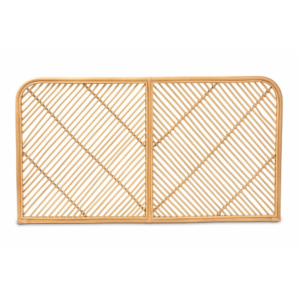 Modern European furniture - Natural Rattan Queen Size Headboard - www.oroa.com