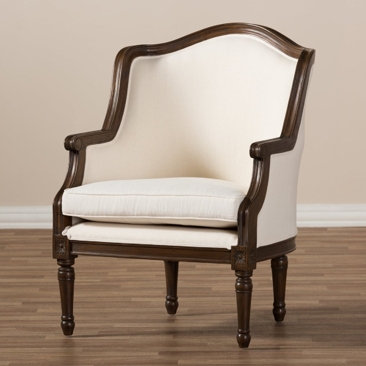 Traditional French Accent Chair | Bali Loom Charlemagne | Oroa.com