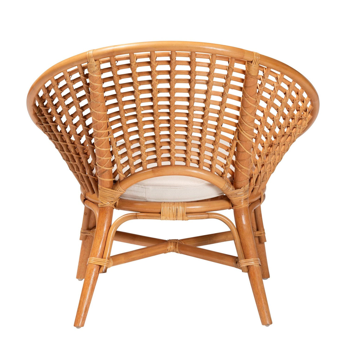 Modern European furniture - Round Rattan Bohemian Accent Chair | Oroa.com