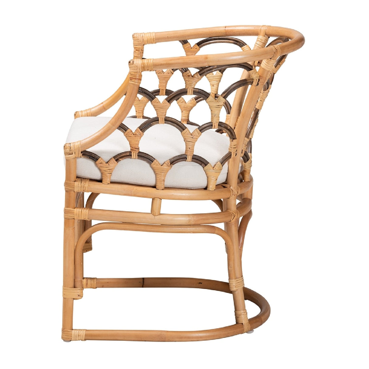 Bohemian Rattan Accent Chair | Bali Loom Aster | Oroa.com
