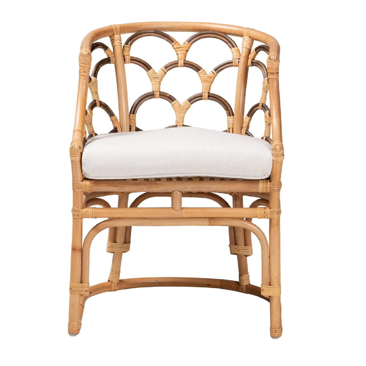 Bohemian Rattan Accent Chair | Bali Loom Aster | Oroa.com