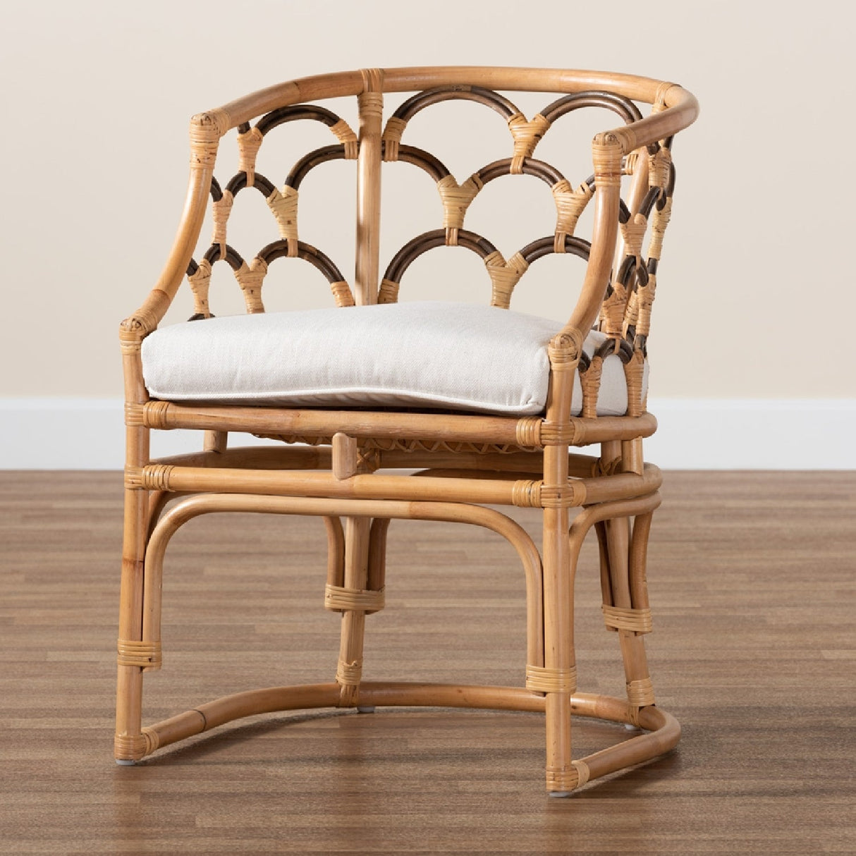 Bohemian Rattan Accent Chair | Bali Loom Aster | Oroa.com