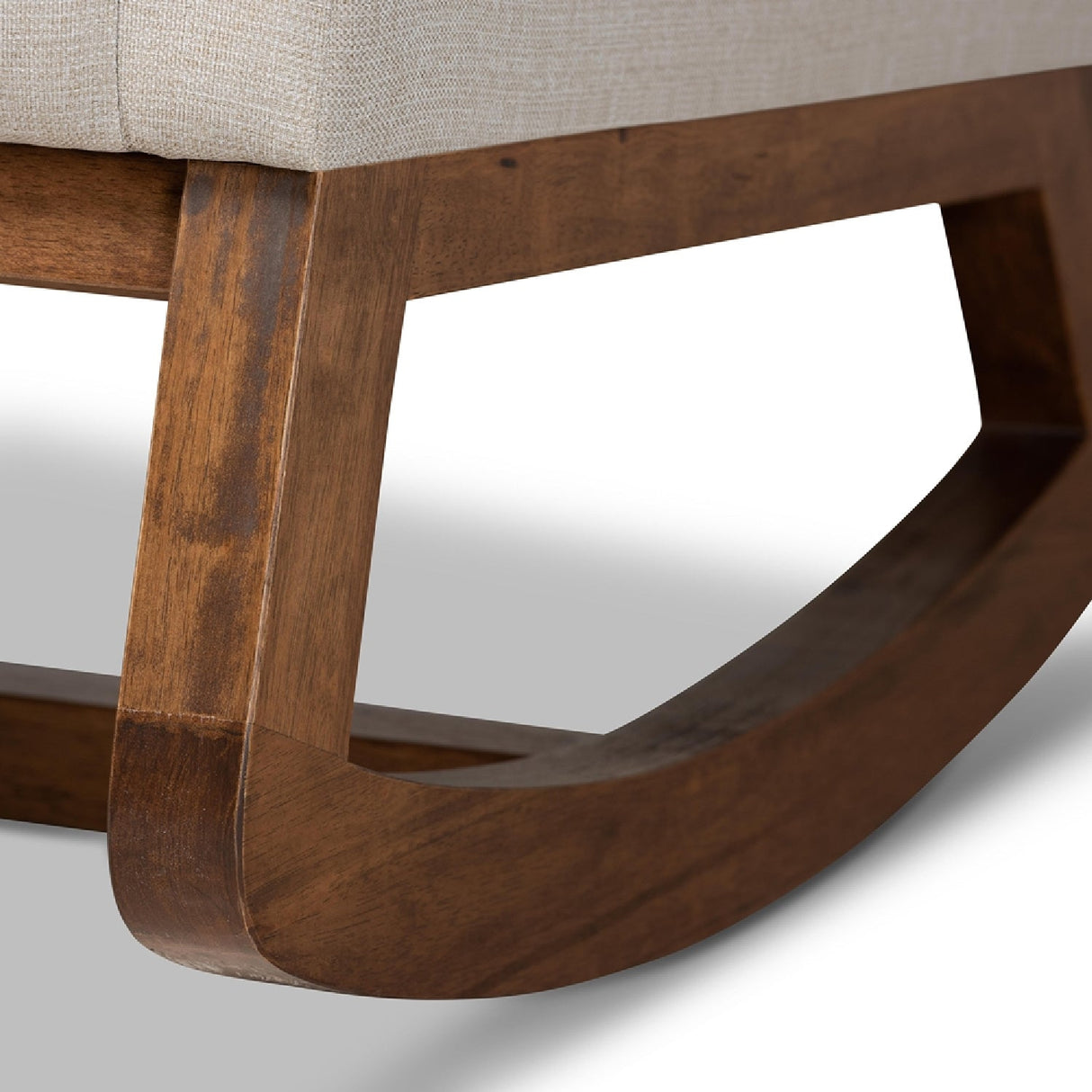 Fabric Upholstered Rocking Chair | Bali Loom Yashiya | Oroa.com