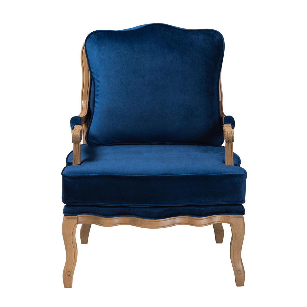 Modern European furniture - Blue Fabric Accent Chair - www.oroa.com