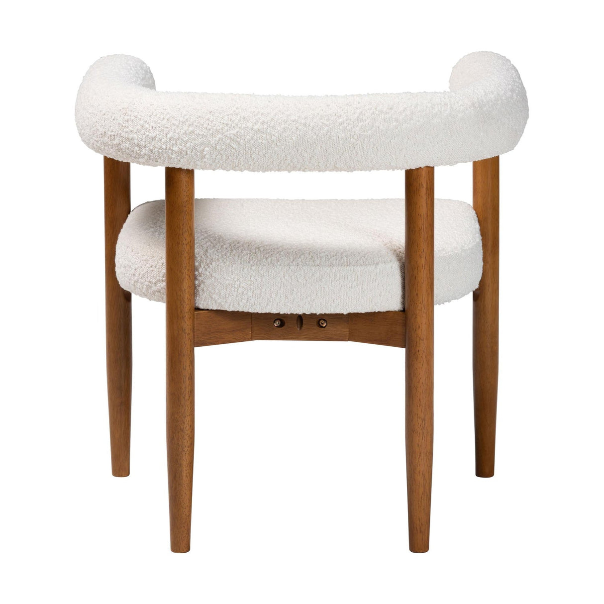 Modern European furniture - Cream Boucle Dining Chair - www.oroa.com