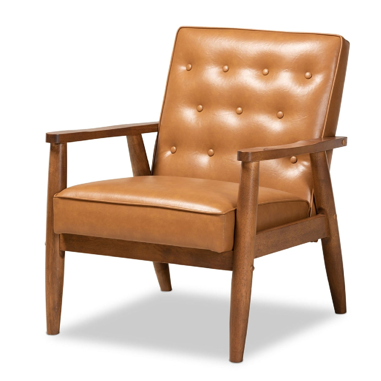 Button Tufted Lounge Chair | Bali Loom Sorrento | Oroa.com