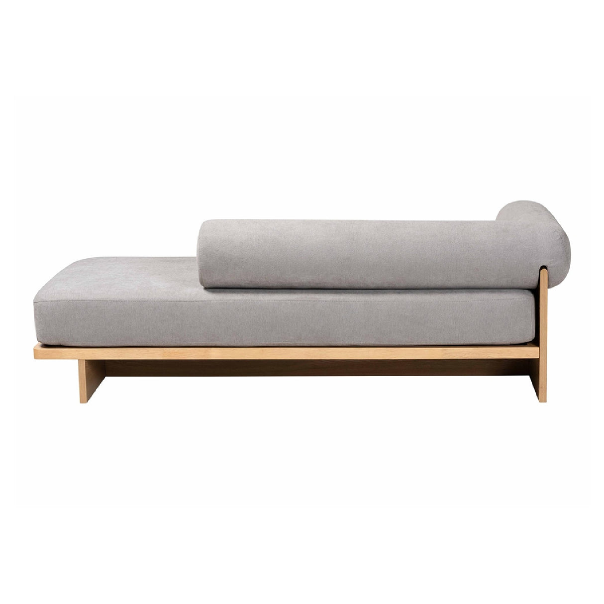 Gray Left-Arm Chaise Lounge | Bali Loom Bertille