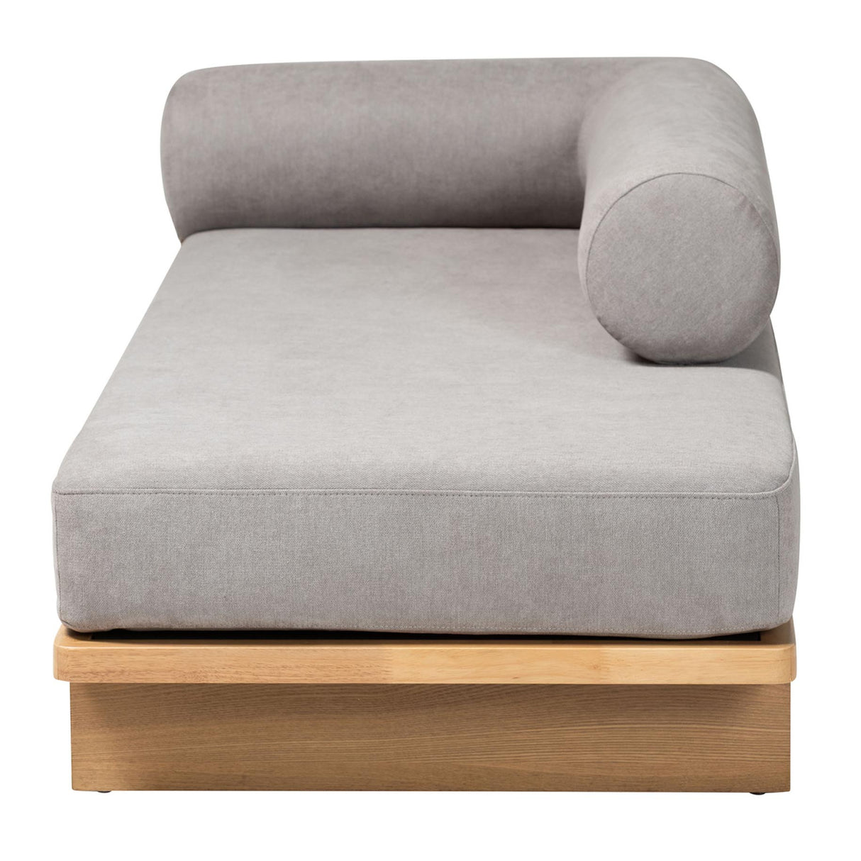 Gray Left-Arm Chaise Lounge | Bali Loom Bertille