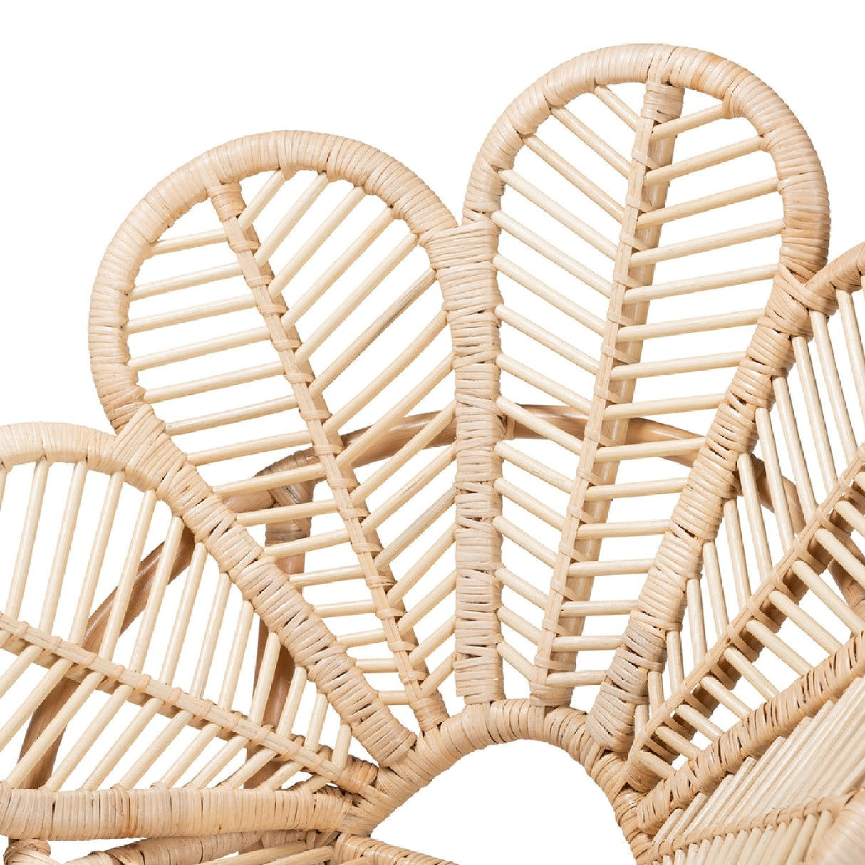 Modern European furniture - Flower Inspired Rattan Accent Chair - www.oroa.com