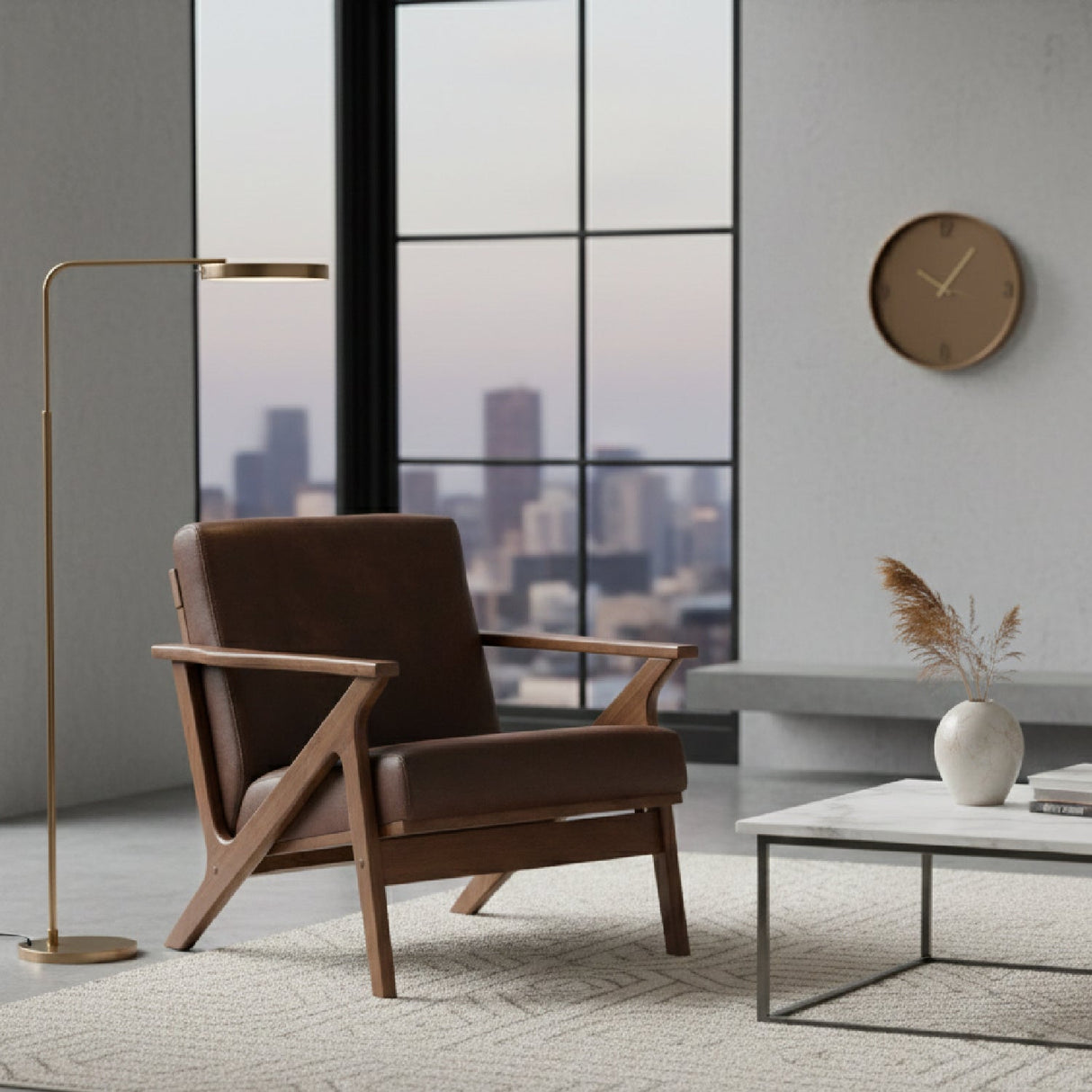 Mid Century Retro Dining Chair | Bali Loom Bianca | Oroa.com