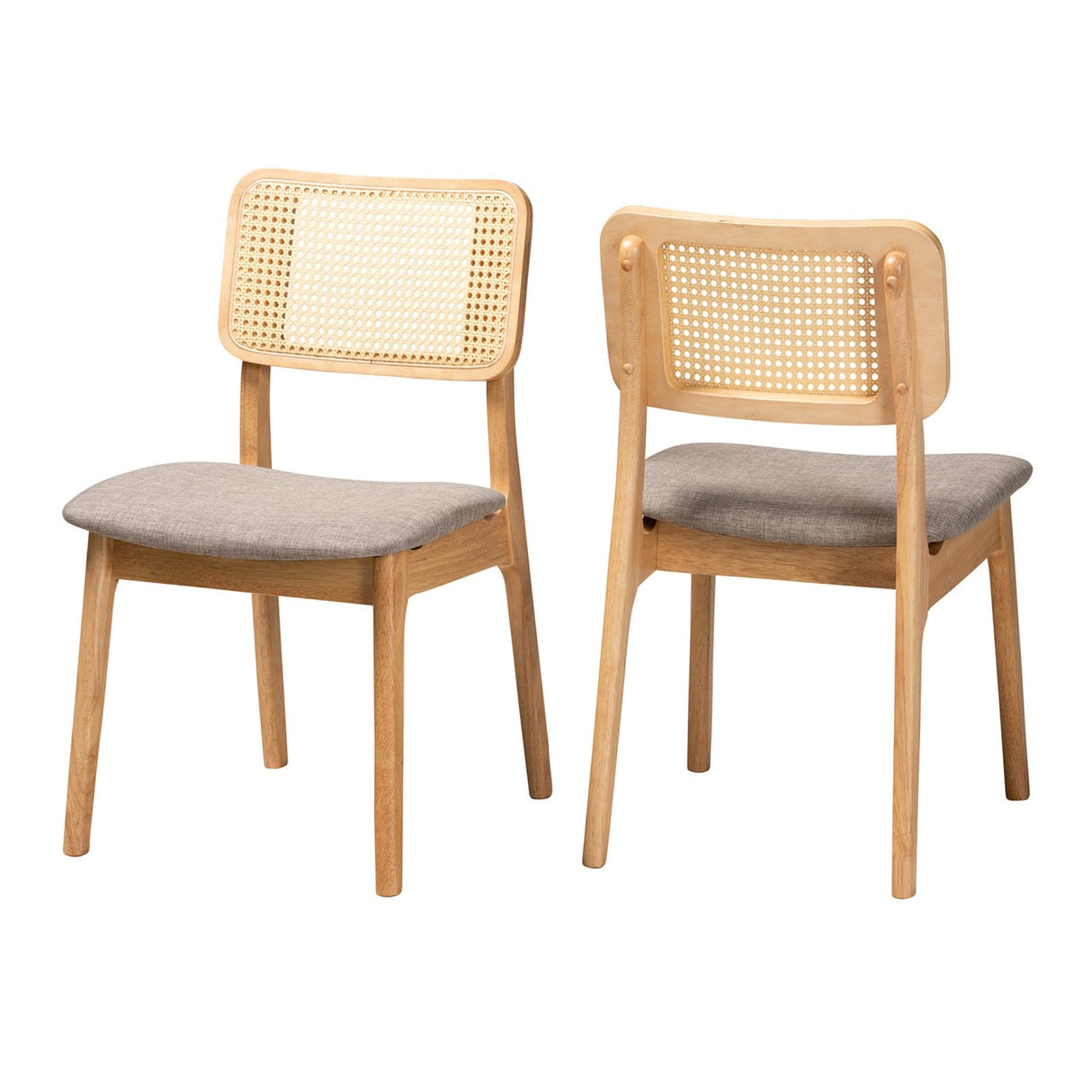 Modern European furniture - Woven Rattan Back Dining Chairs 2 - www.oroa.com | Oroa.com