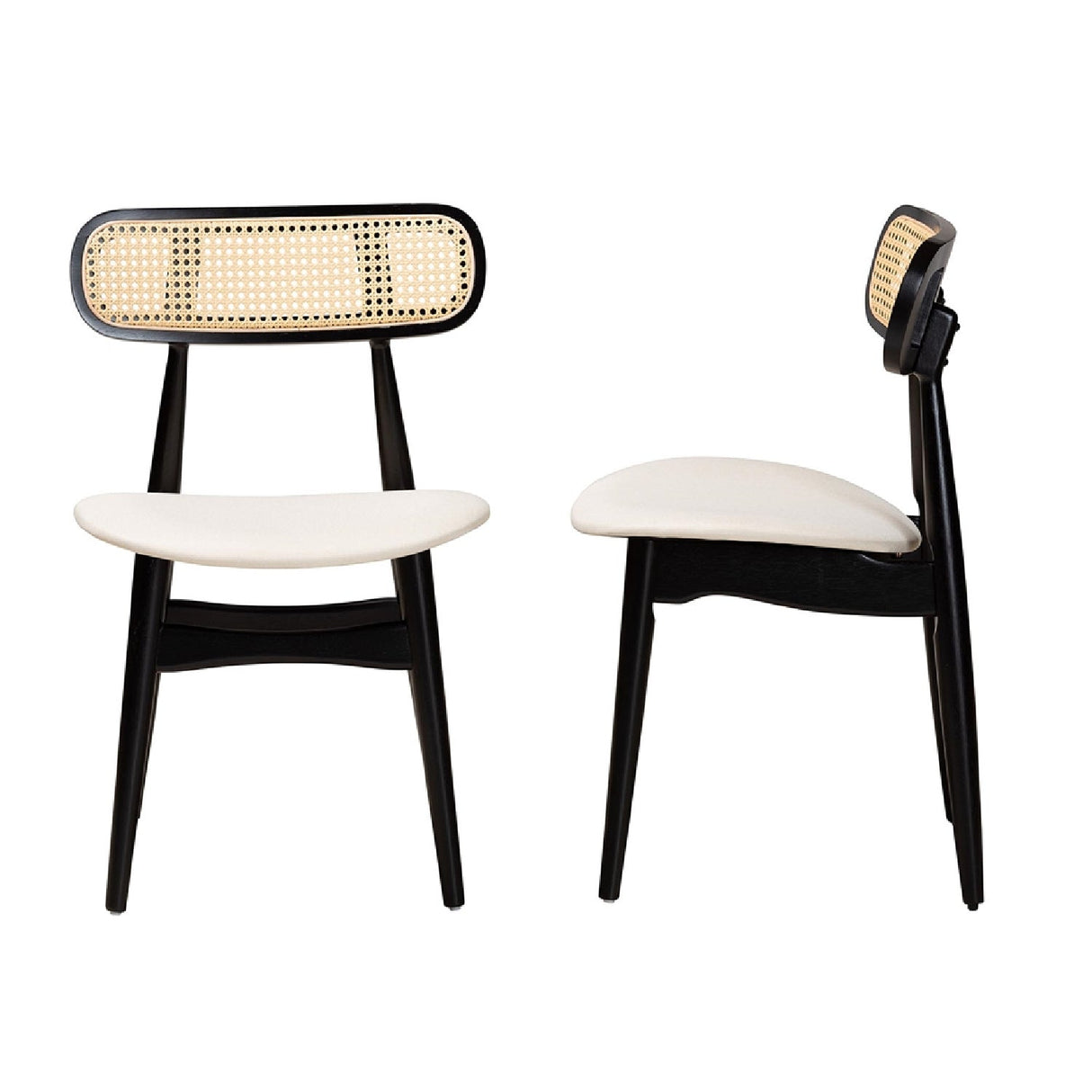 Modern European furniture - Black Wooden Dining Chairs 2 - www.oroa.com | Oroa.com