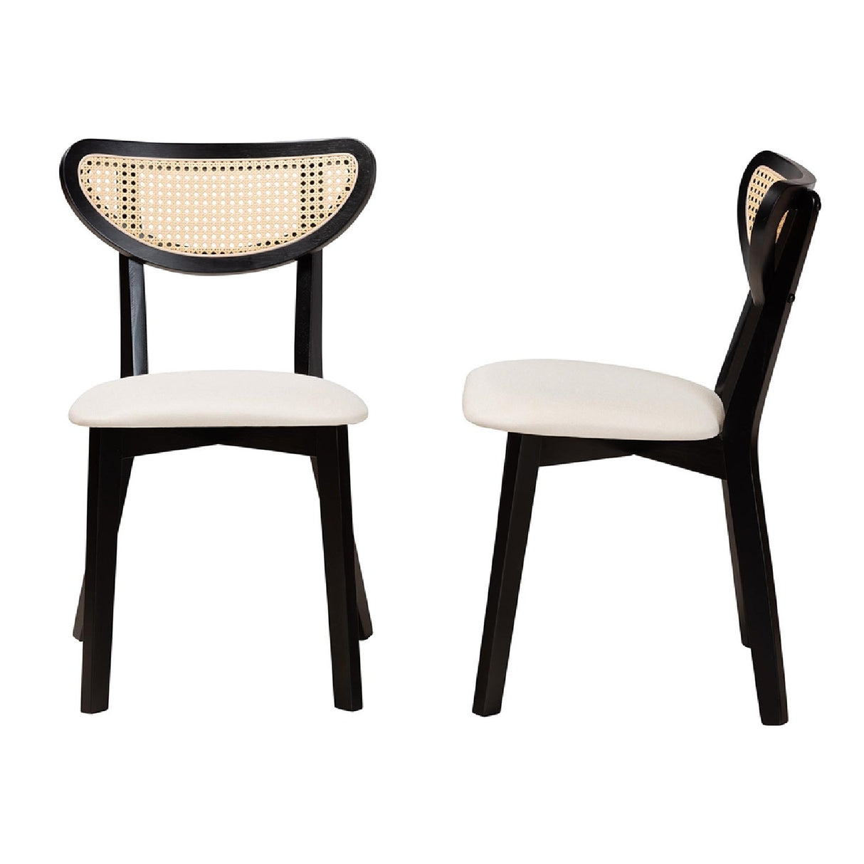 Modern European furniture - Crescent Rattan Back Dining Chairs 2 - www.oroa.com | Oroa.com
