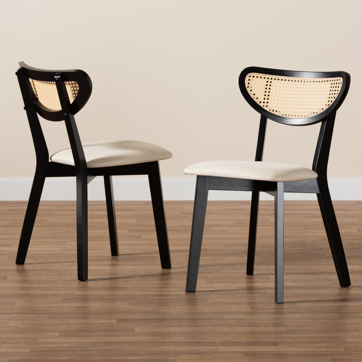 Modern European furniture - Crescent Rattan Back Dining Chairs 2 - www.oroa.com | Oroa.com