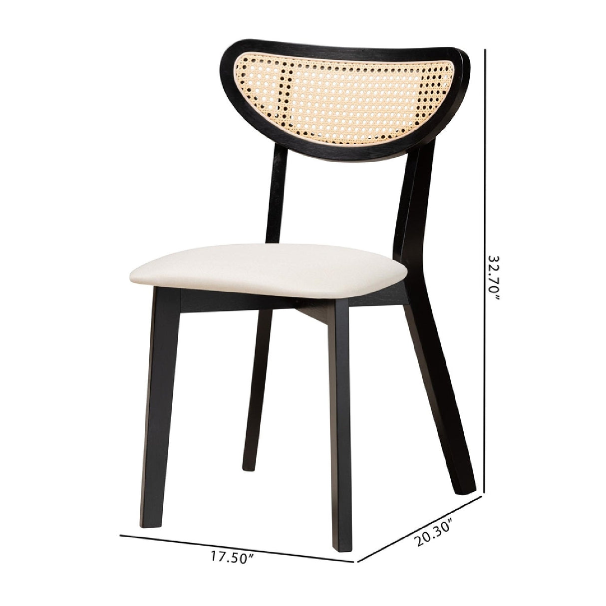 Modern European furniture - Crescent Rattan Back Dining Chairs 2 - www.oroa.com | Oroa.com