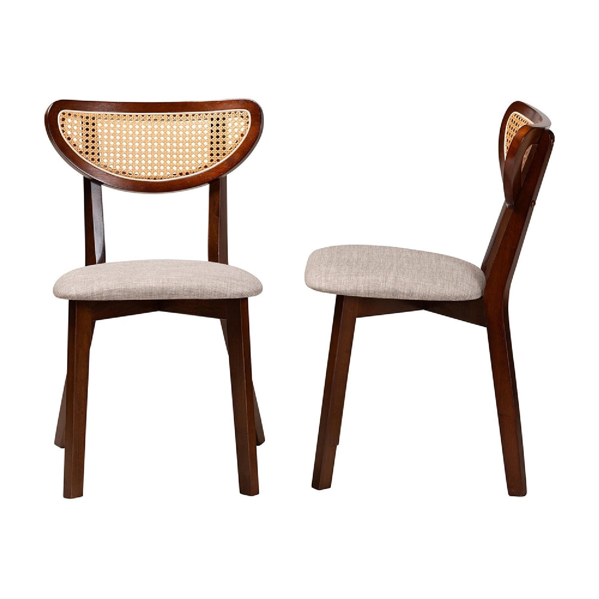 Modern European furniture - Crescent Rattan Back Dining Chairs 2 - www.oroa.com | Oroa.com