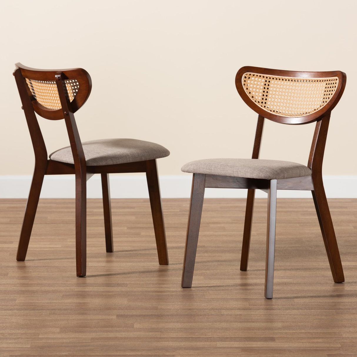 Modern European furniture - Crescent Rattan Back Dining Chairs 2 - www.oroa.com | Oroa.com