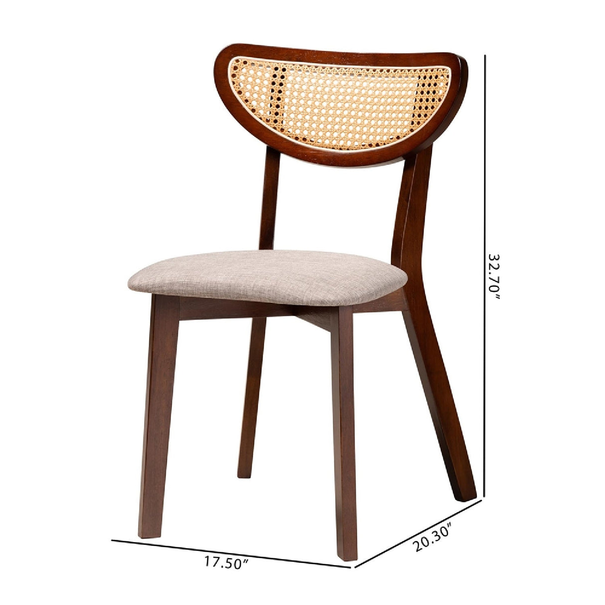 Modern European furniture - Crescent Rattan Back Dining Chairs 2 - www.oroa.com | Oroa.com