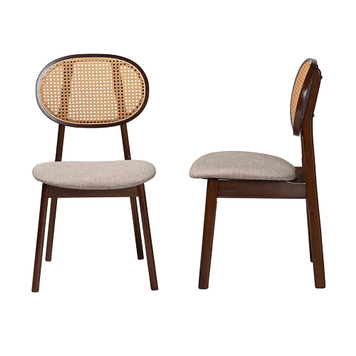 Modern European furniture - Mid Century Padded Wooden Dining Chairs 2 - www.oroa.com