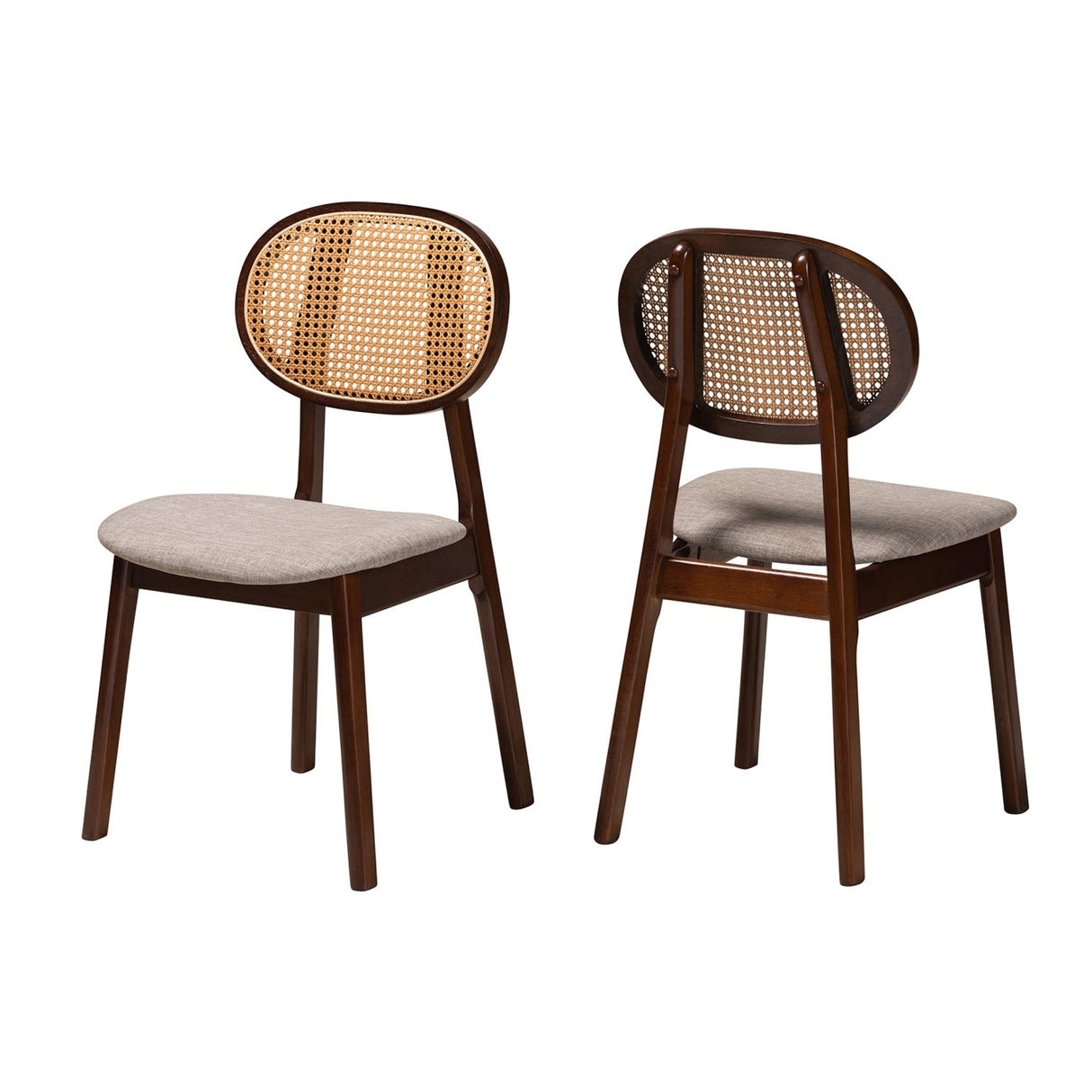 Modern European furniture - Mid Century Padded Wooden Dining Chairs 2 - www.oroa.com