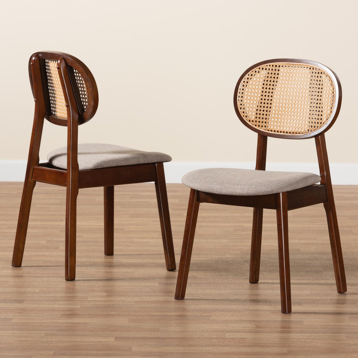 Modern European furniture - Mid Century Padded Wooden Dining Chairs 2 - www.oroa.com