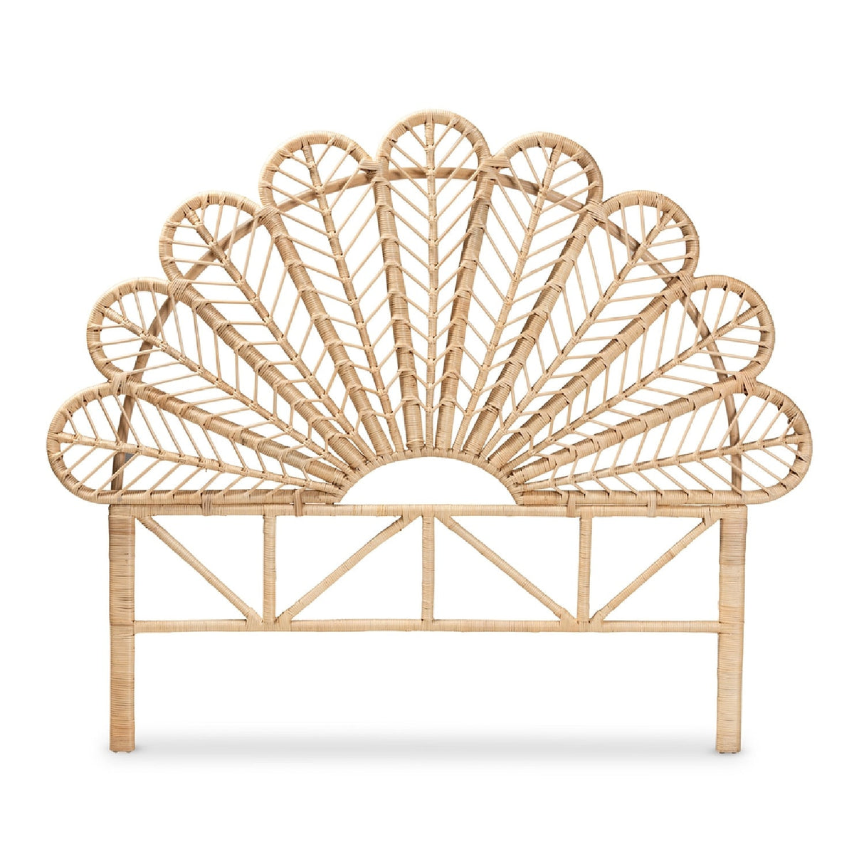 Modern European furniture - Rattan Rods Queen Size Headboard - www.oroa.com
