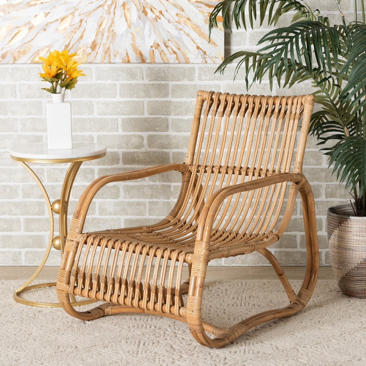 Modern European furniture - Openwork Rattan Accent Chair |- www.oroa.com