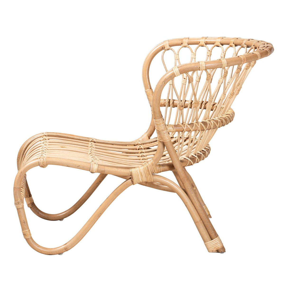 Modern European furniture - Rattan Openwork Accent Chair - www.oroa.com