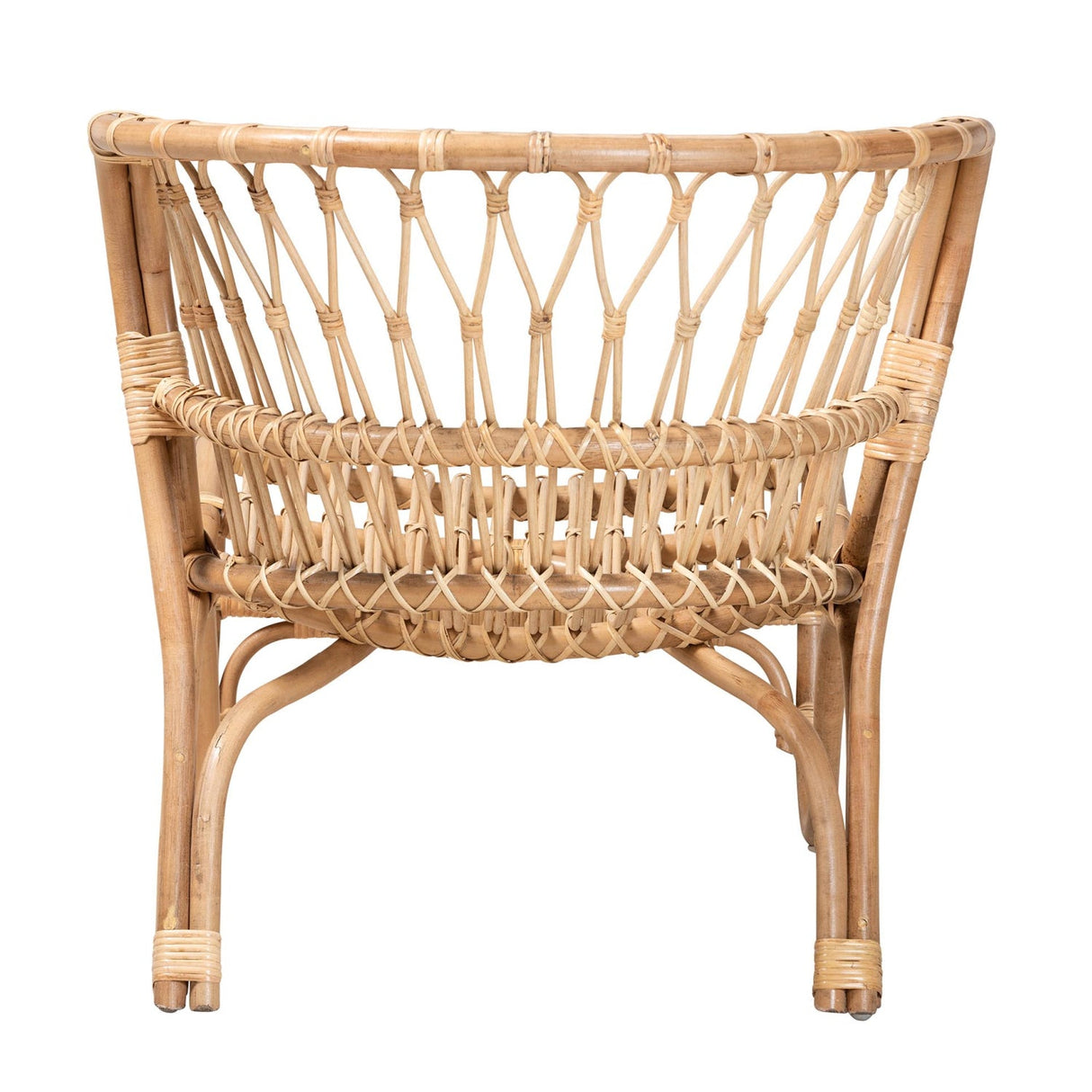 Modern European furniture - Rattan Openwork Accent Chair - www.oroa.com