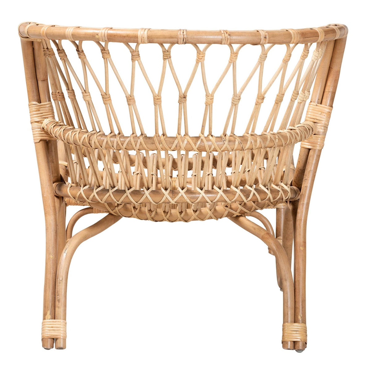 Modern European furniture - Rattan Openwork Accent Chair - www.oroa.com