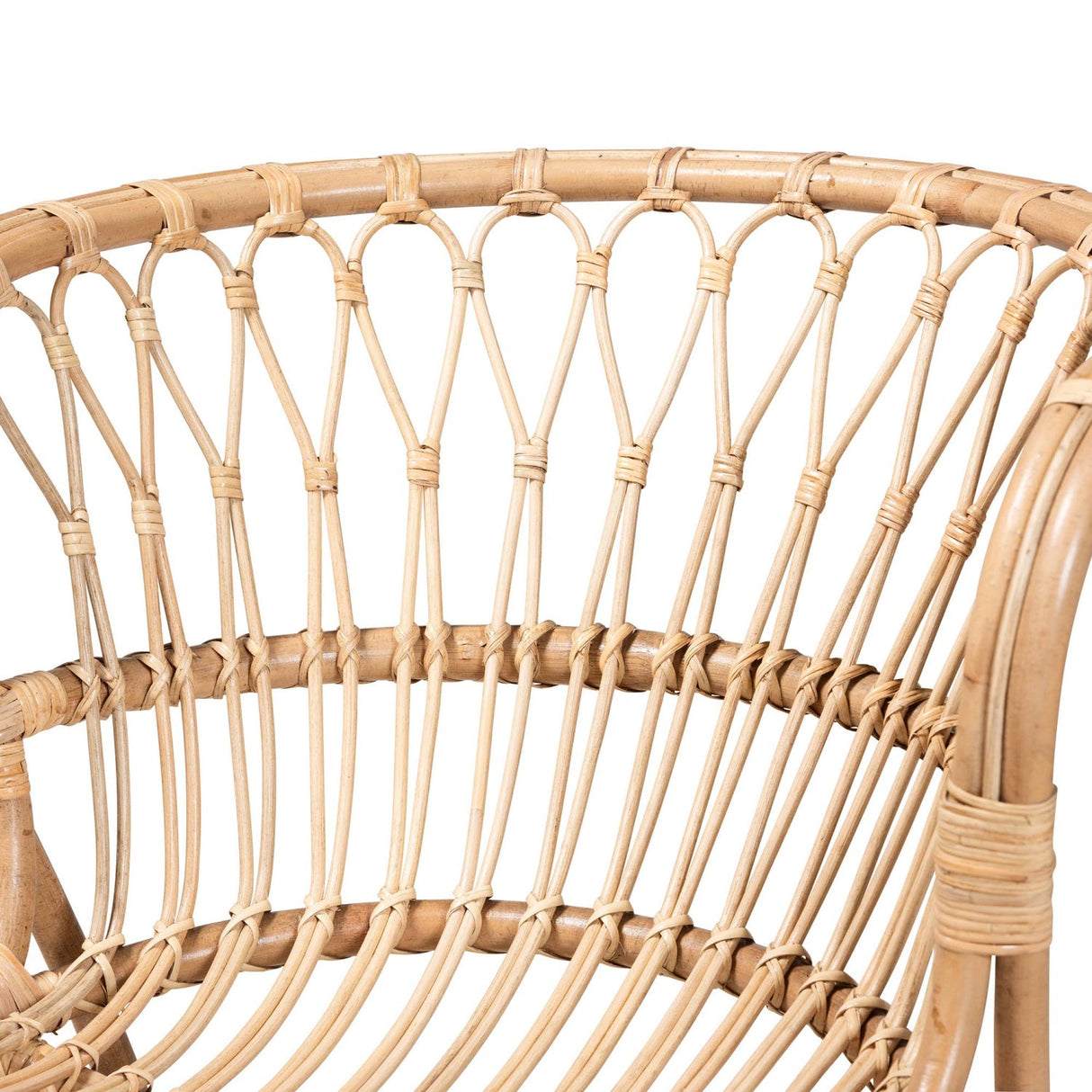 Modern European furniture - Rattan Openwork Accent Chair - www.oroa.com