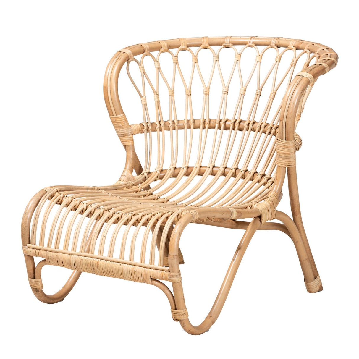 Modern European furniture - Rattan Openwork Accent Chair - www.oroa.com