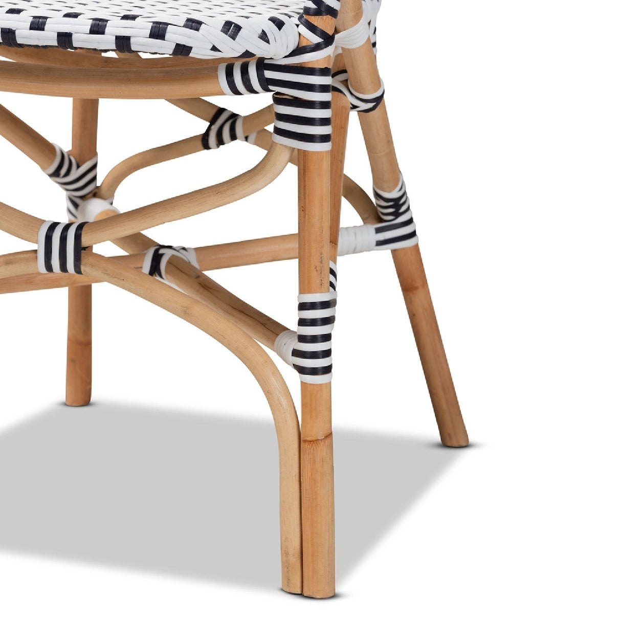 Modern European furniture - Indoor Outdoor Two Toned Weaving Bistro Chairs 2 - www.oroa.com