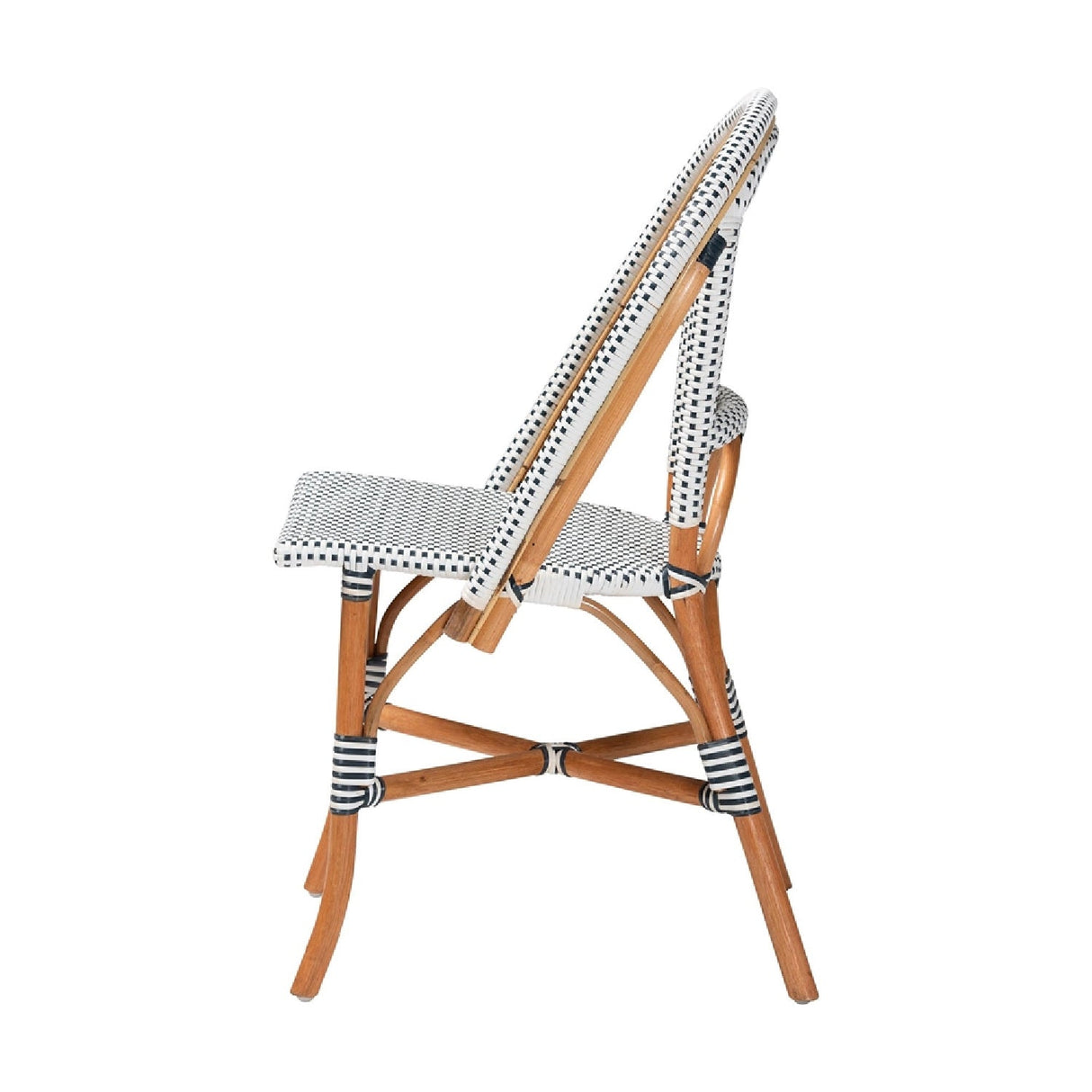 Modern European furniture - Two Toned Weaving Indoor Outdoor Bistro Chair - www.oroa.com
