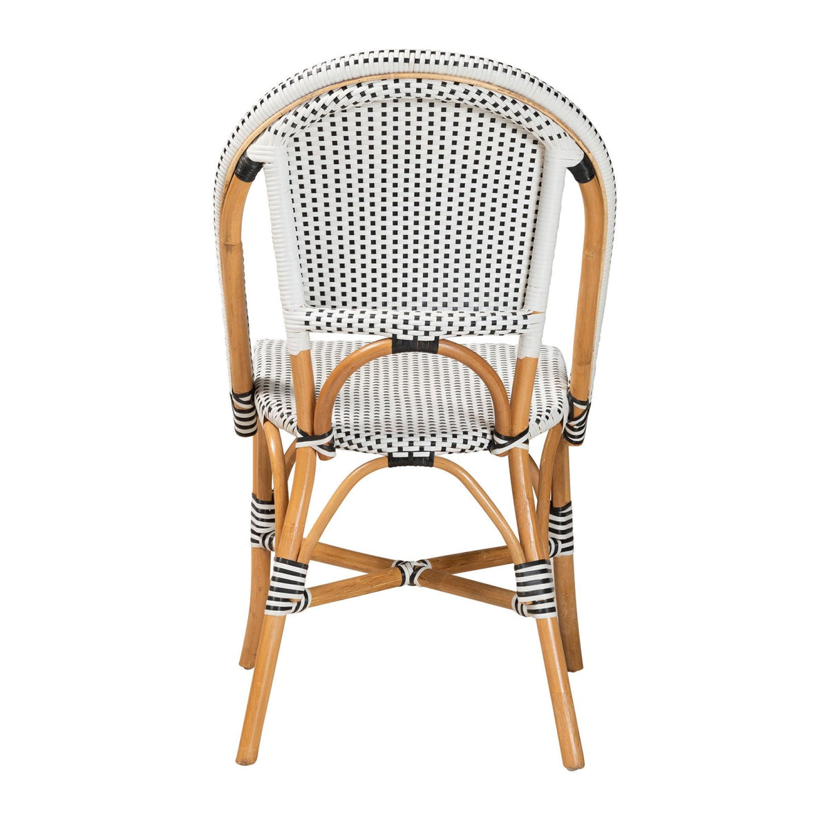 Modern European furniture - White Weaving Indoor Outdoor Bistro Chair - www.oroa.com
