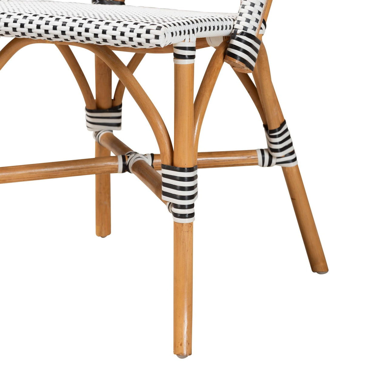 Modern European furniture - White Weaving Indoor Outdoor Bistro Chair - www.oroa.com