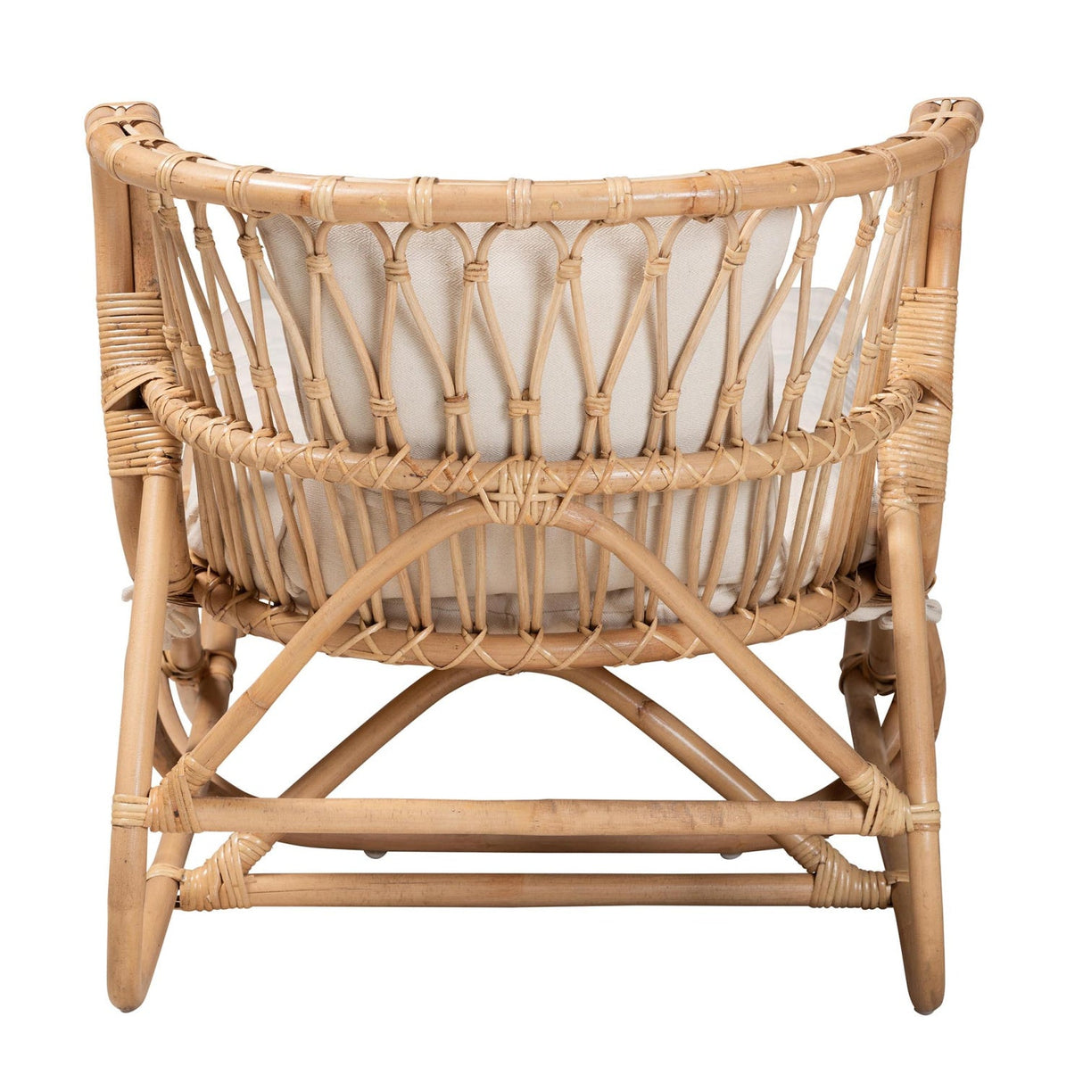 Modern European furniture - Brown Rattan Chaise Lounge - www.oroa.com | Oroa.com
