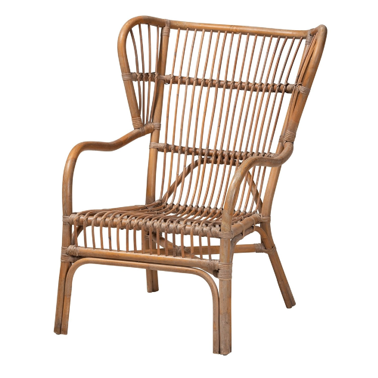 Modern European furniture - Rattan Rods Antique Lounge Chair - www.oroa.com