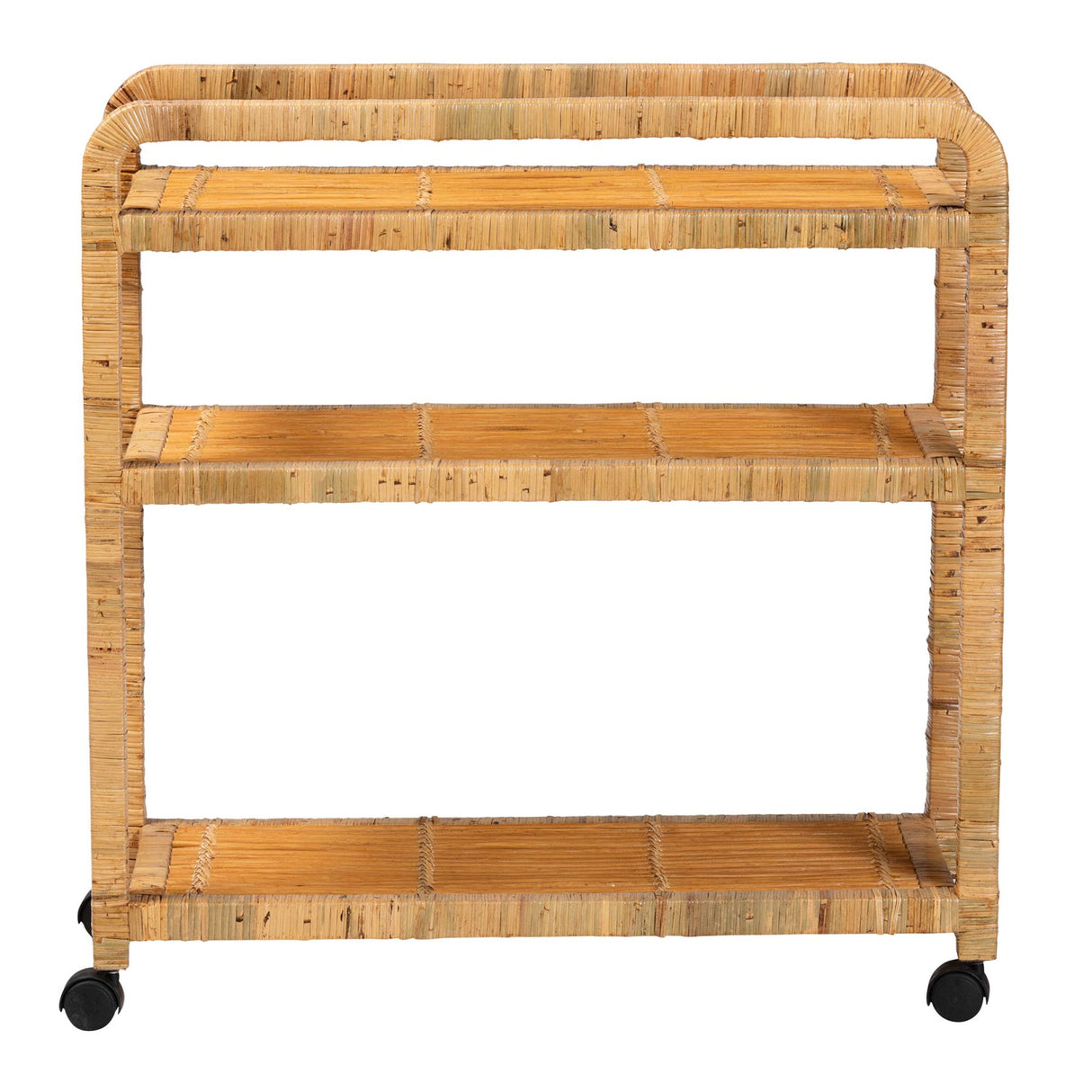 Modern European furniture - Rattan Wrapped Kitchen Cart - www.oroa.com
