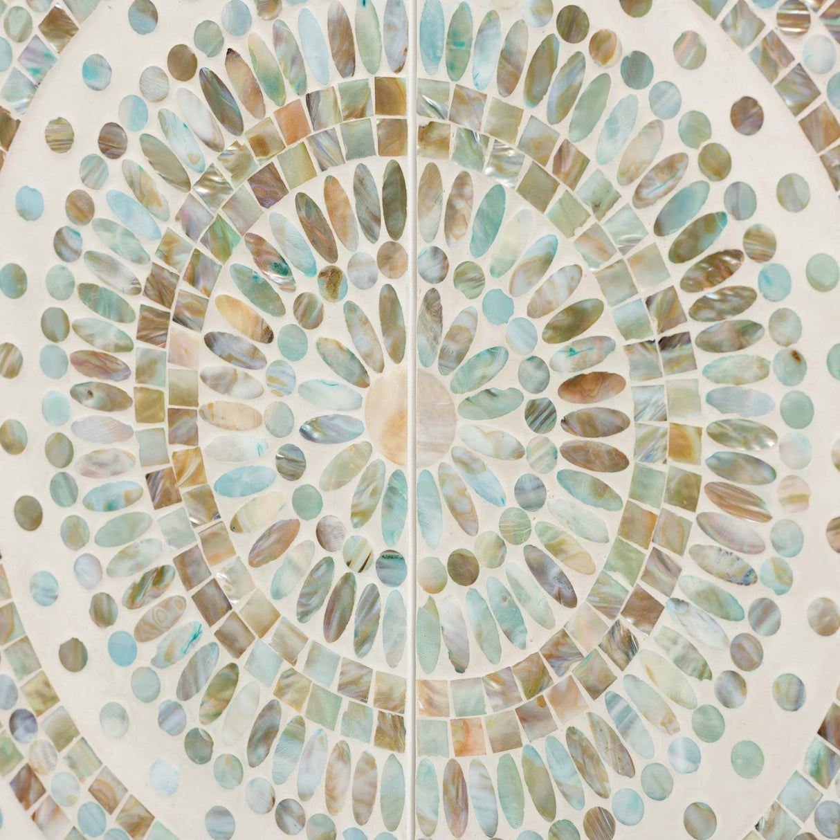 Modern European furniture - Multicolored Mother Of Pearl Cabinet - www.oroa.com | Oroa.com